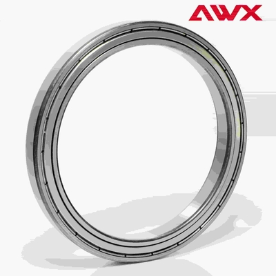 Low Noise Thin Wall Bearing 16011 2RS Steel Cage Deep Groove Ball Bearing