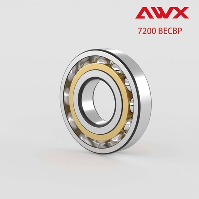 7200 BECBP 15 derajat Single Row Angular Contact Bearing OEM Disesuaikan