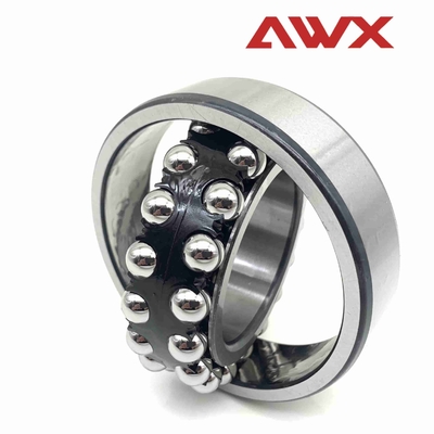 1215 Precision Steel Aligning Ball Bearings Double Row Operasi yang lancar