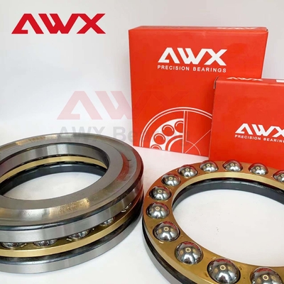 Kualitas tinggi Chrome Steel Brass Cage Miniatur Thrust Bearing Z1V1 Z2V2 Z3V3